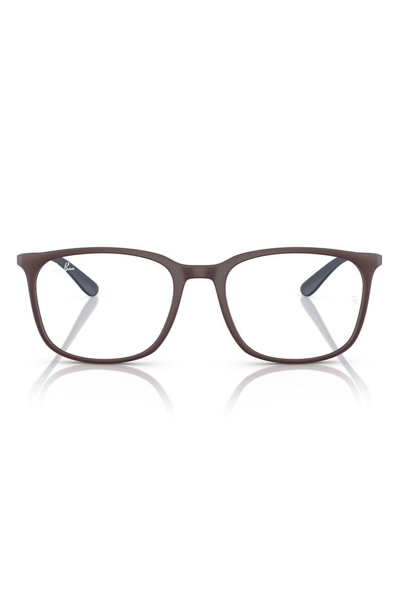 Ray-Ban 52mm Square Optical Glasses, Main, color, Sand