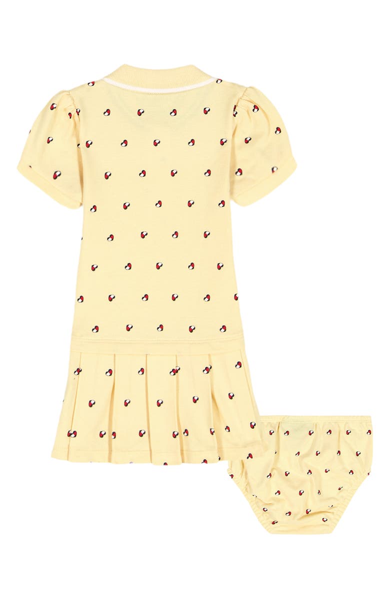 Tommy Hilfiger Tommy Heart Polo Dress & Bloomers, Alternate, color, Gold