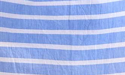 Tommy Bahama Coastline Stripe Long Sleeve Cover-up Boyfriend Shirt