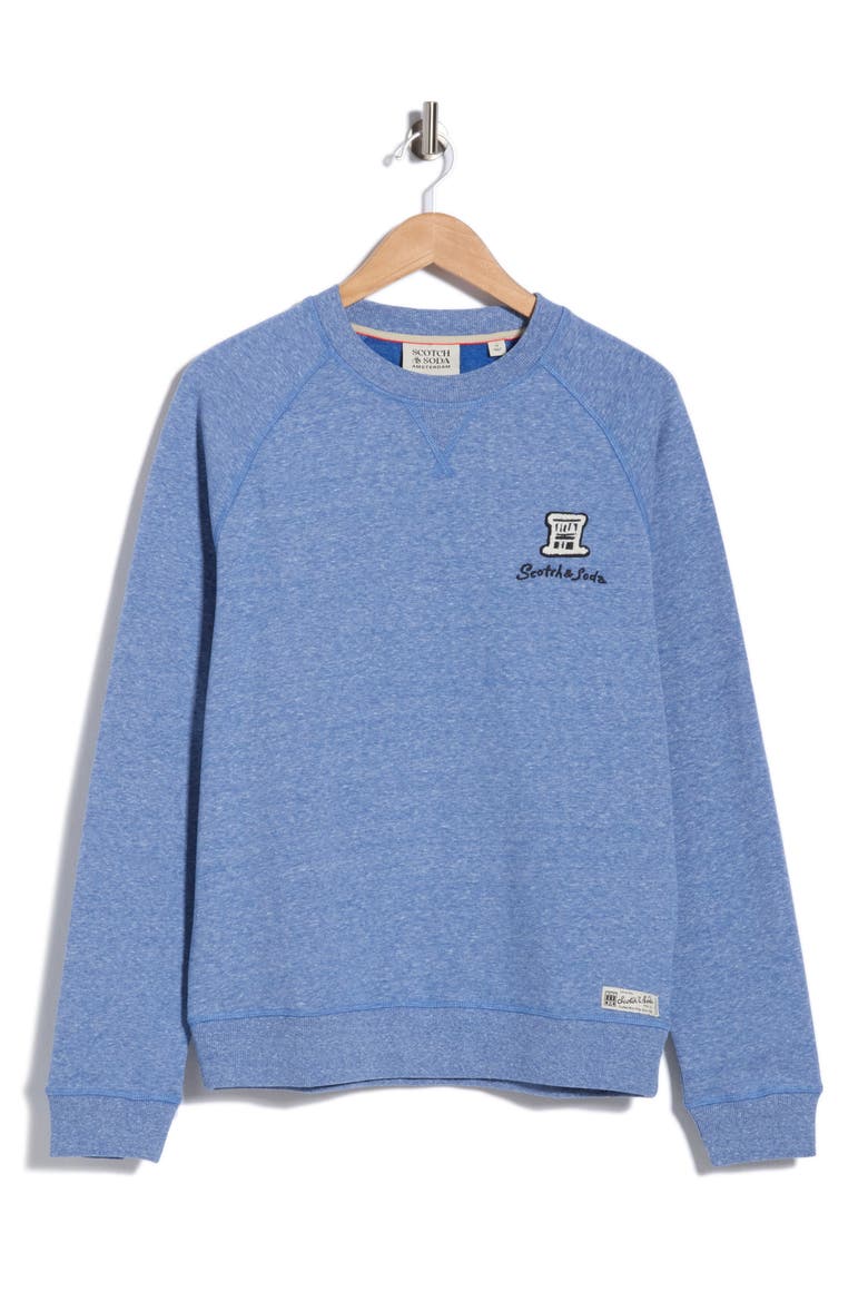Mélange Sweatshirt, Main, color, NAVY