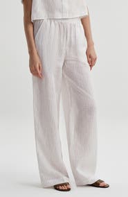 A.L.C. Tyler Wide Leg Linen Pants