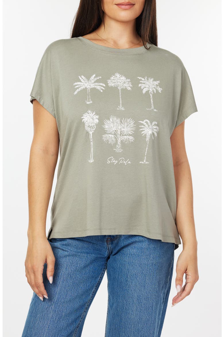 Camille Everyday Graphic T-Shirt, Main, color, DRIED SAGE