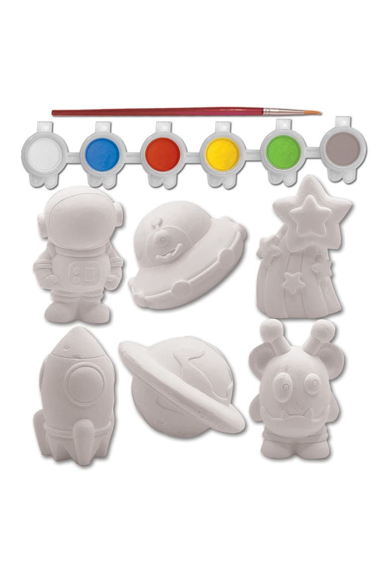 Space Adventure Plaster Paint Set, Alternate, color, Multicolor
