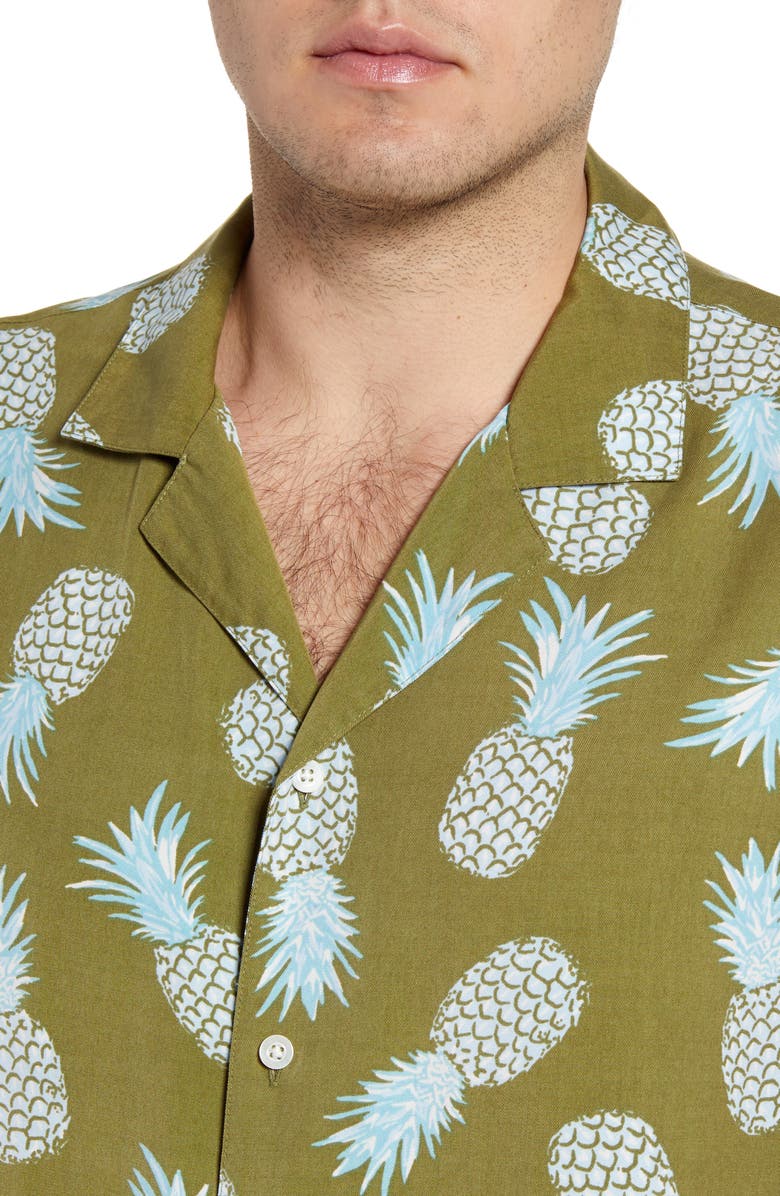 Bonobos Cabana Slim Fit Short Sleeve Button-Up Camp Shirt, Alternate, color,