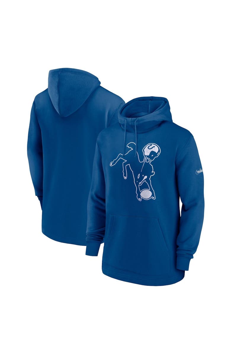 Nike Men's Nike Royal Indianapolis Colts Classic Pullover Hoodie, Main, color, 