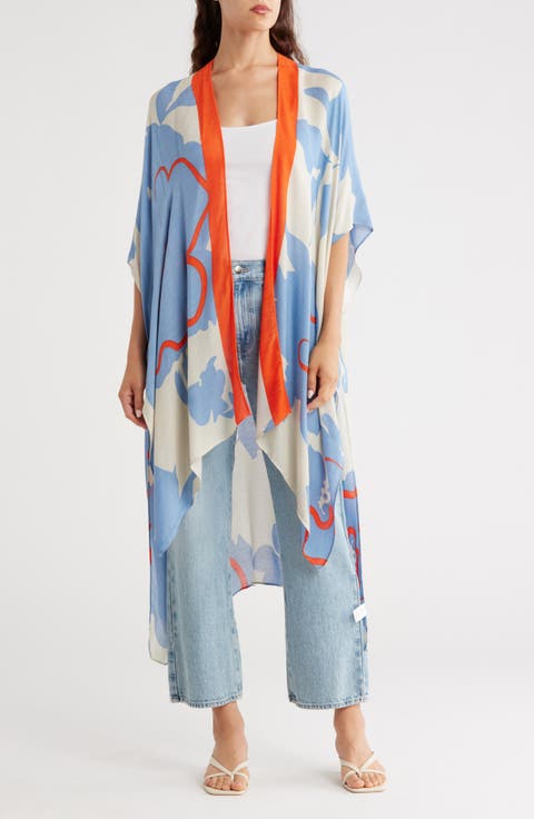 Melrose & Market Printed Ruana