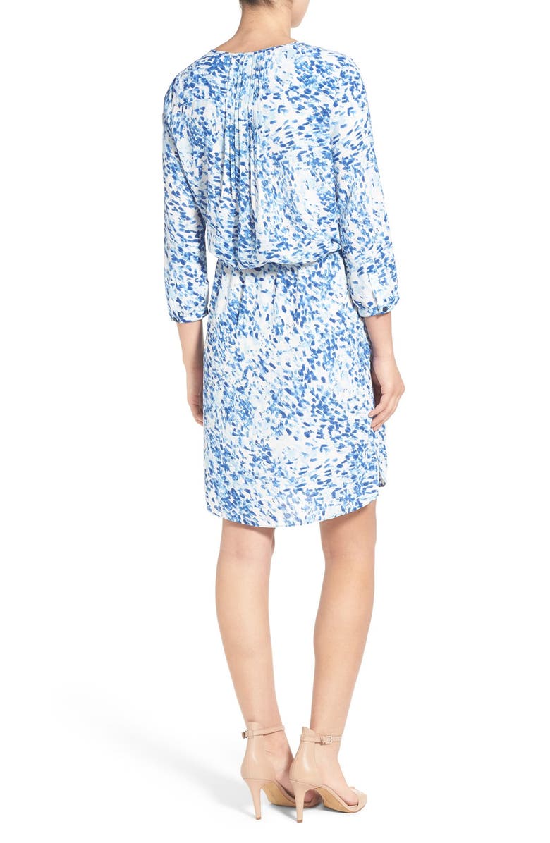 NYDJ 'Alex' Pleat Back Drawstring Dress with Shaper, Alternate, color, 