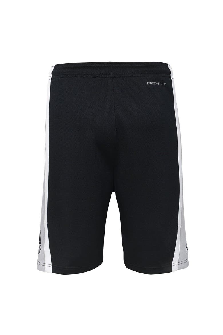 Youth Nike Black San Antonio Spurs Swingman Performance Shorts – Icon Edition, Alternate, color, Black
