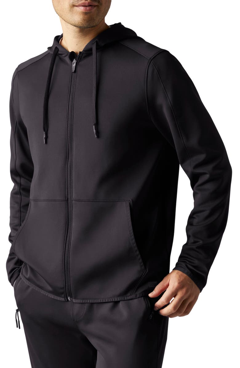 Rhone Warm Up Tech Full Zip Hoodie, Main, color,