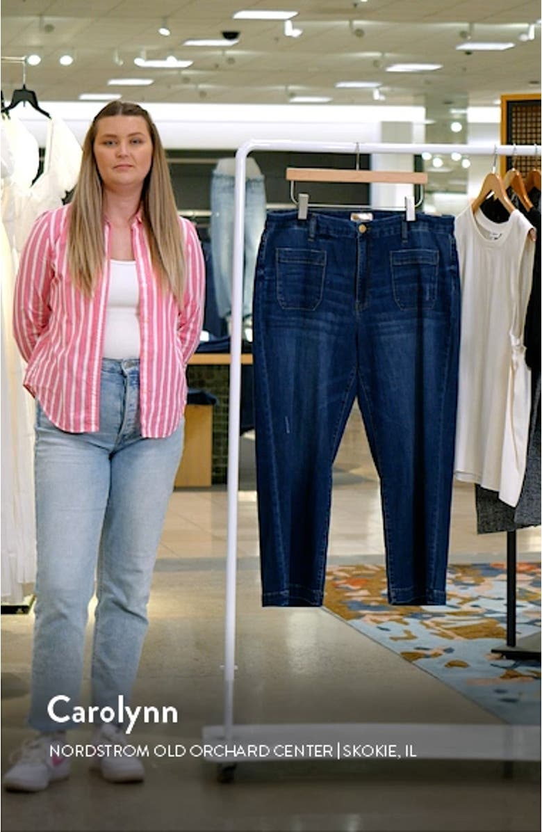Meg High Waist Ankle Wide Leg Jeans, sales video thumbnail