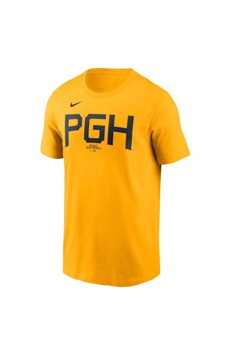 Nike Men's Nike Bryan Reynolds Gold Pittsburgh Pirates Fuse City Connect Name & Number T-Shirt, Alternate, color, Gold
