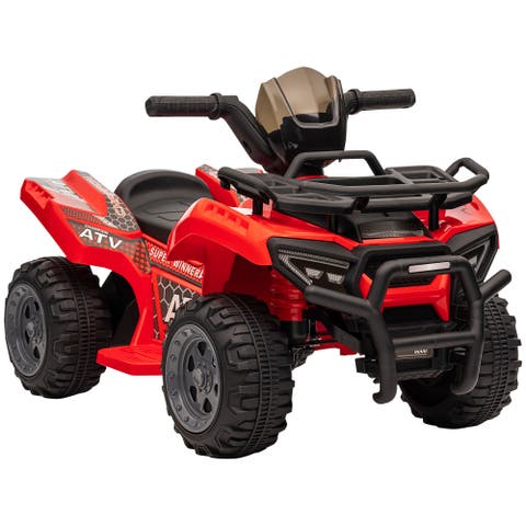6V Kids Ride-on ATV Four Wheeler with Music, Battery Powered