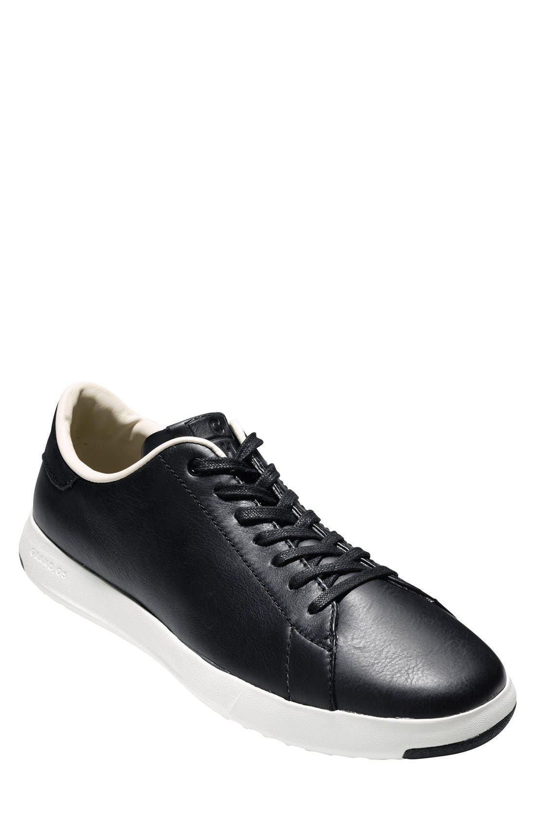 GrandPro Tennis Sneaker, Main, color, BLACK