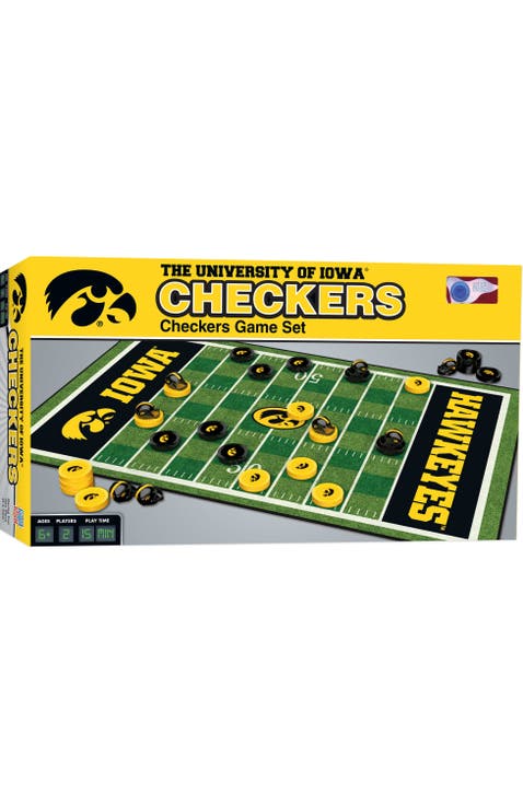 Iowa Hawkeyes Checkers Board Game