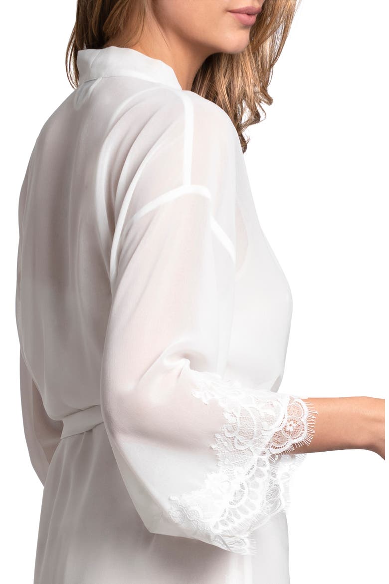 Britney Chiffon Wrap Robe, Alternate, color, IVORY