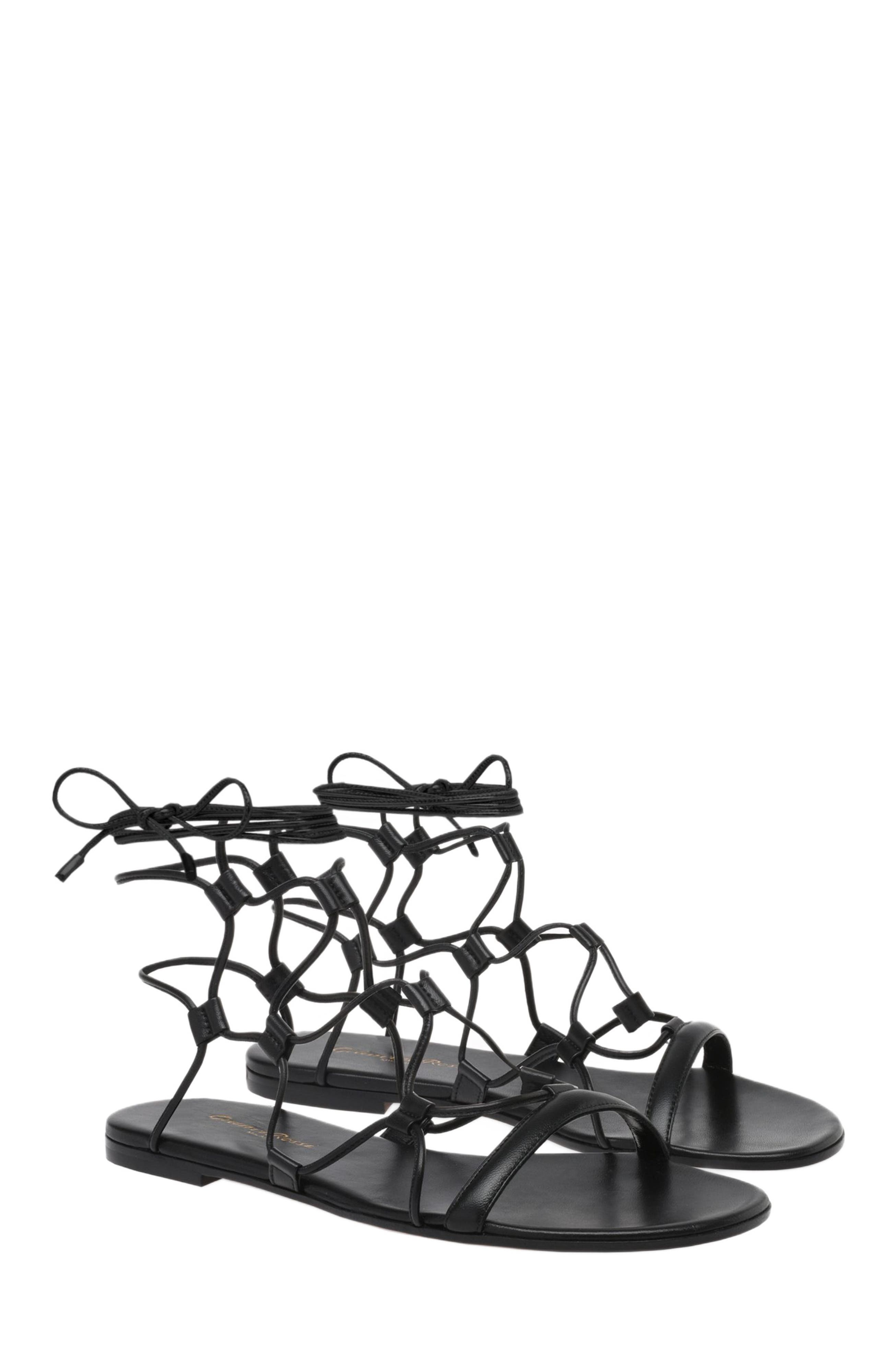 Giza 05 Flats, Alternate, color, BLACK NAPPA