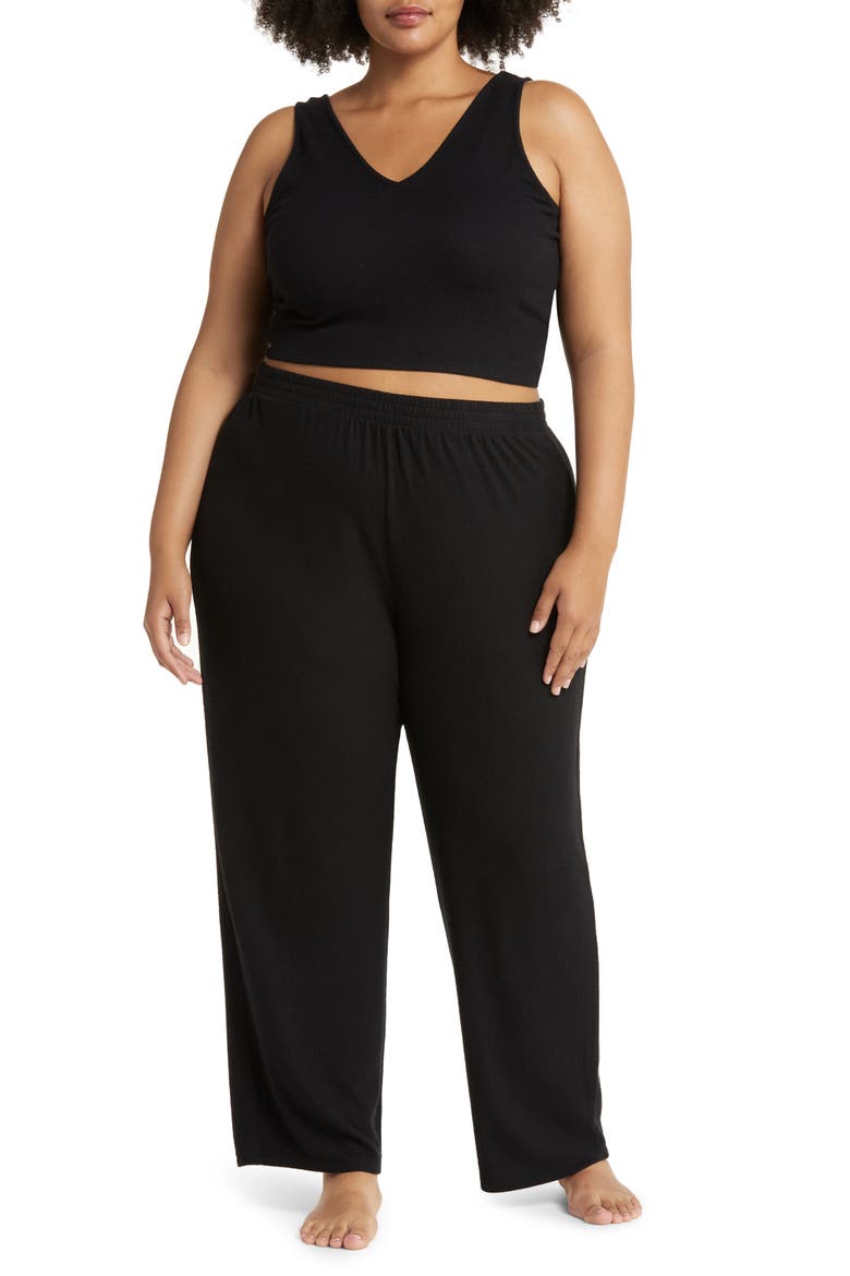 3-Piece Cozy Cardi Pajamas, Alternate, color, BLACK