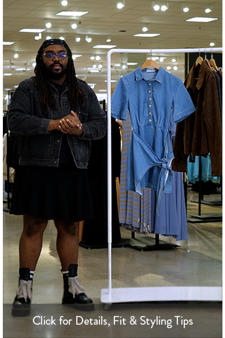 Leyton Button-Up Chambray Dress video