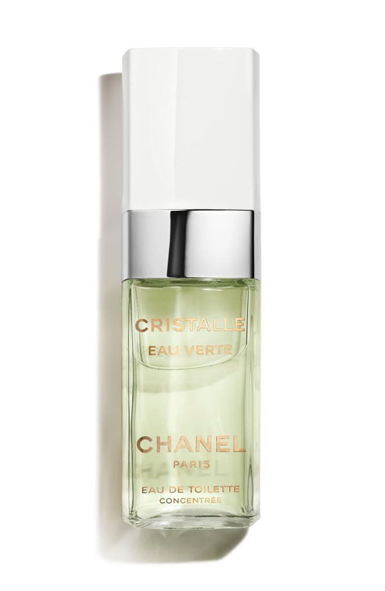 CHANEL CRISTALLE EAU VERTE Eau de Toilette Concetrée Spray, Main, color, 