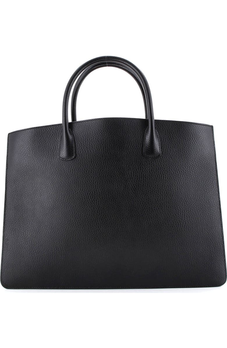 Pre-Owned Hermes White Bus Bag Leather 39, Alternate, color,