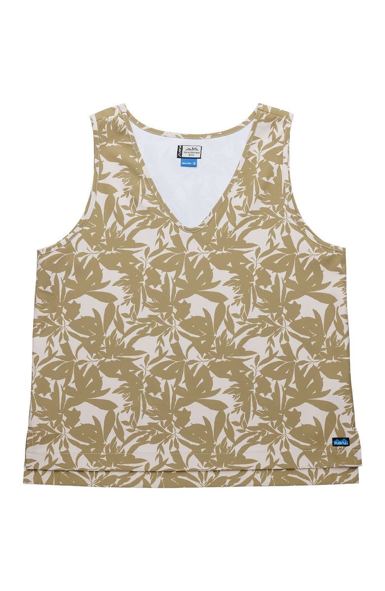 KAVU Banderas Tank Top - Women's, Main, color, Shadow Palm