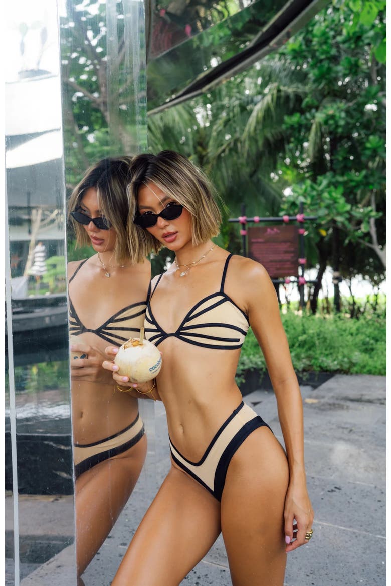 Nola Bikini Top, Alternate, color, Black