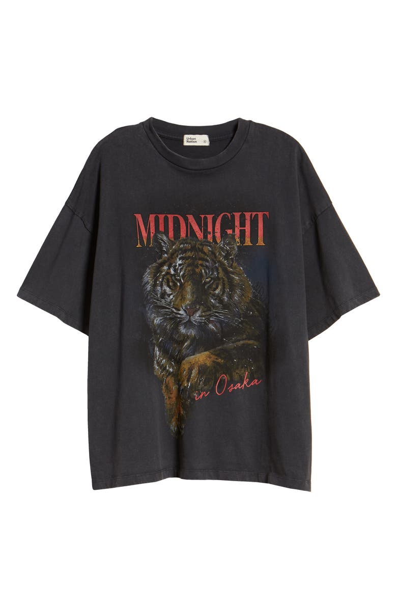 Urban Nation Midnight Oversized Tee, Alternate, color, 