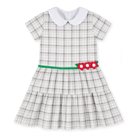 Plaid Dress with Flowers