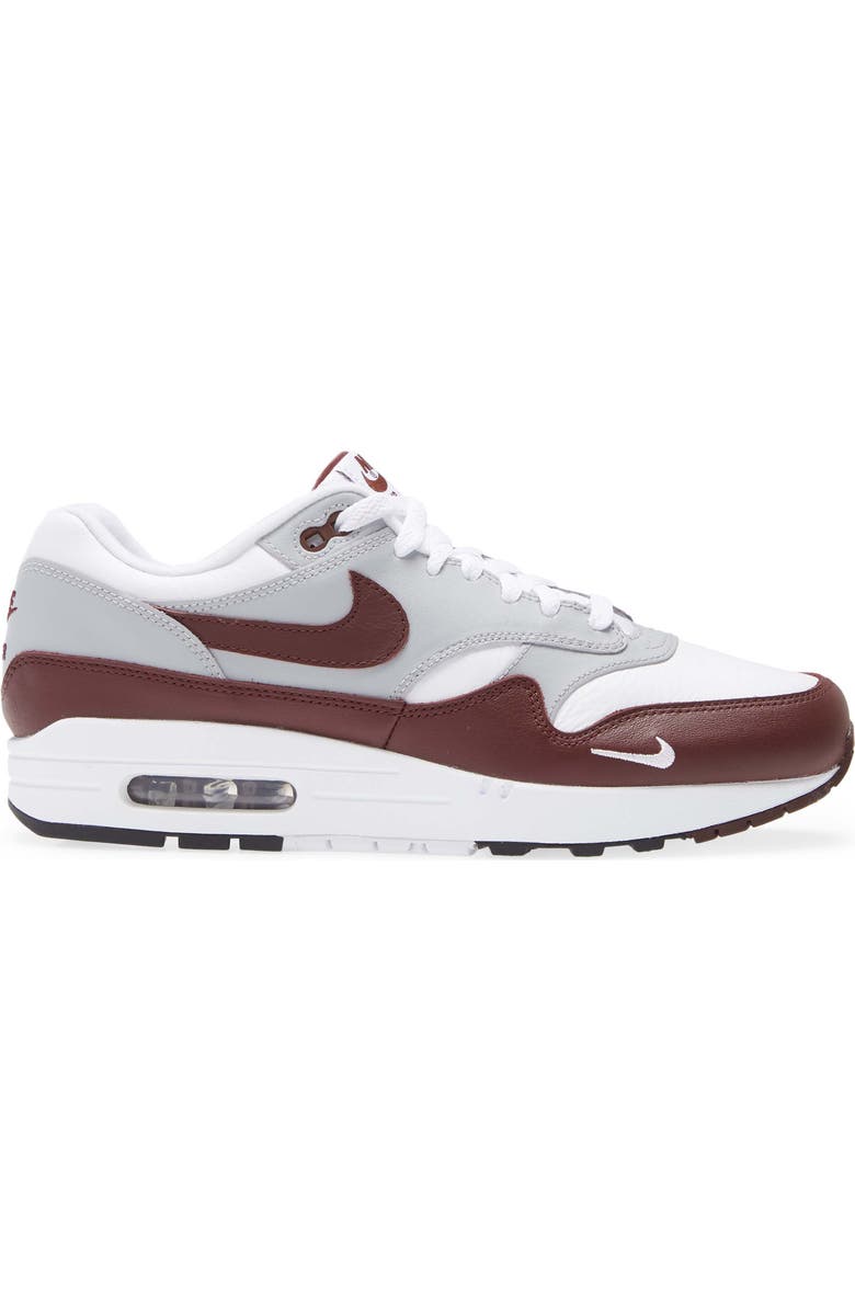 Nike Air Max 1 PRM Sneaker, Alternate, color, White/ Dates/ Grey/ Black