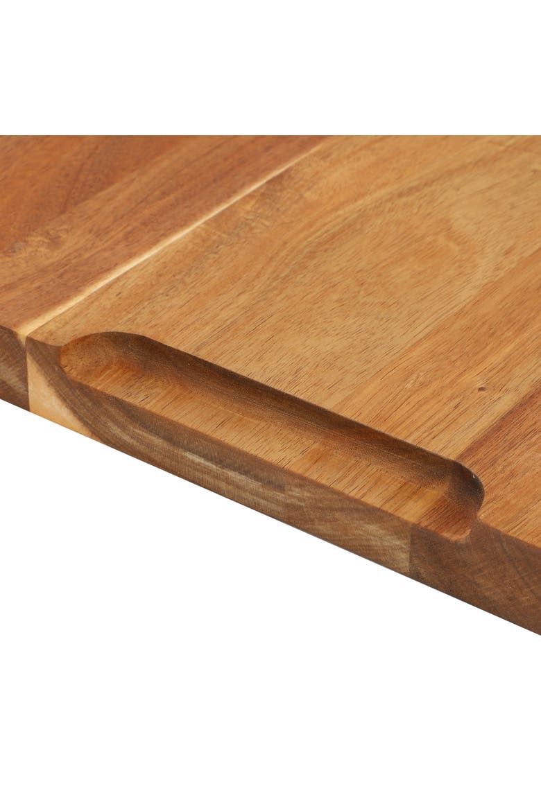 Acacia Wood 24 x 18 Inch Large Cutting, Prep and Serving Butcher Cutting Board, Alternate, color, Acacia
