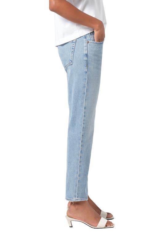 Shop Agolde Valen Mid Rise Ankle Straight Leg Jeans In Formula