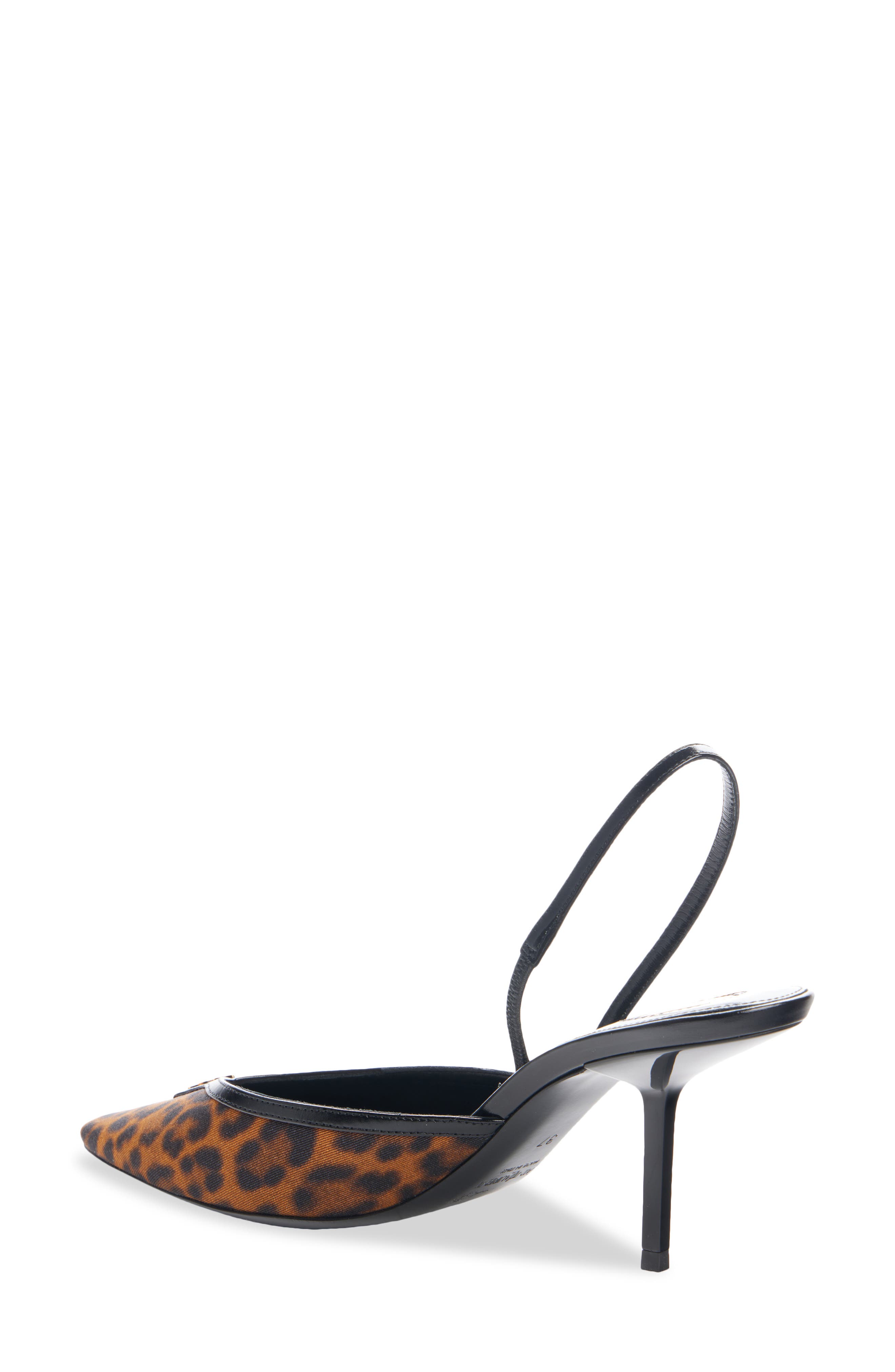 Folie Slingback Pump, Alternate, color, MANTO NATURALE/ NERO