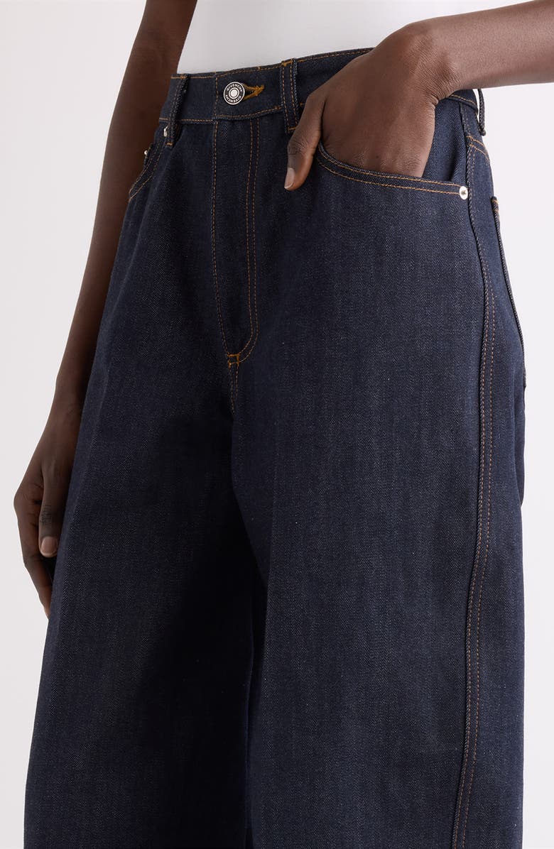 Givenchy Raw Turn-Up Jeans, Alternate, color, Dark Blue