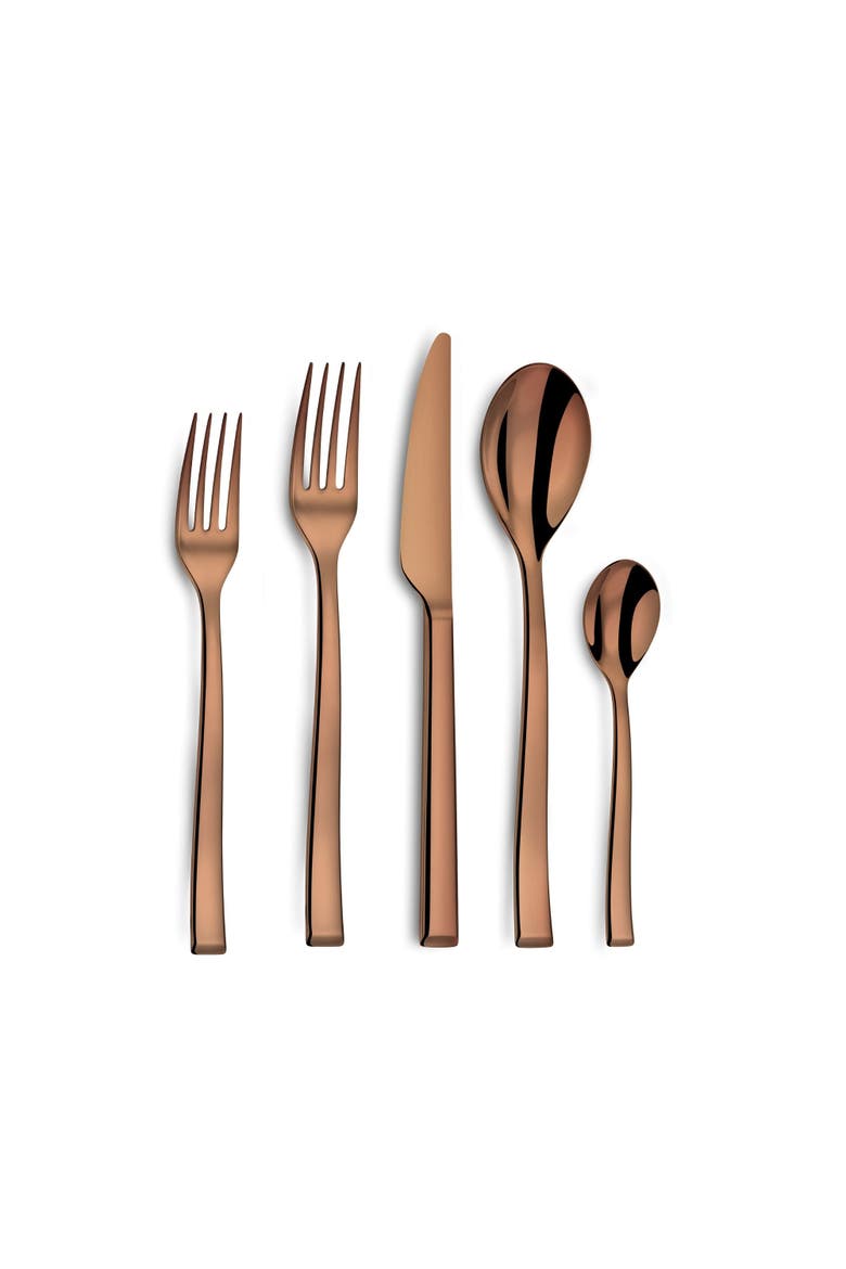 Side Pvd Copper 5 Piece Place Setting, Main, color, COPPER