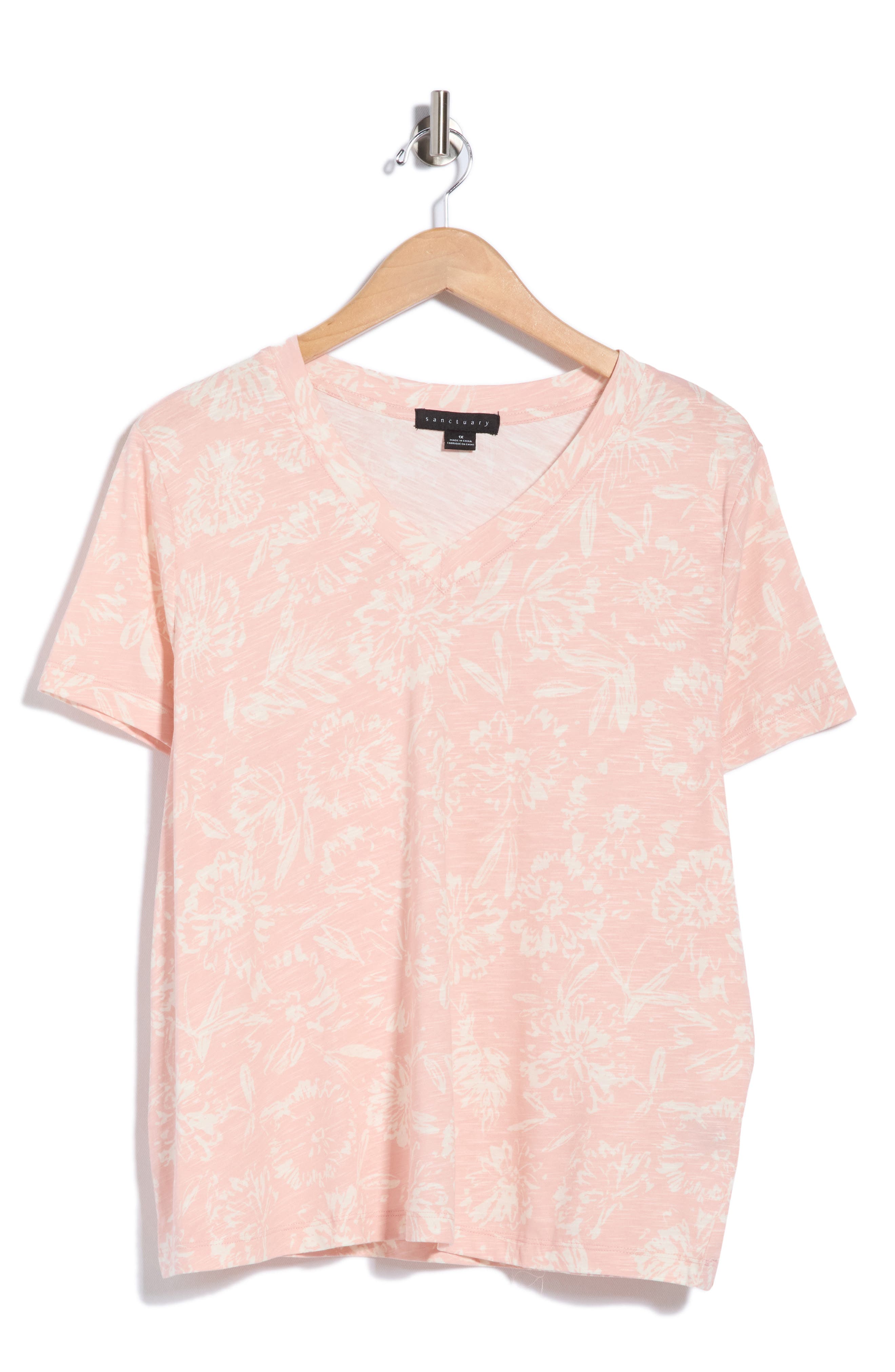 V-Neck Slubbed T-Shirt