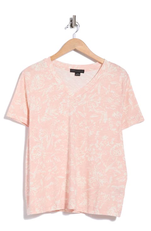 V-Neck Slubbed T-Shirt