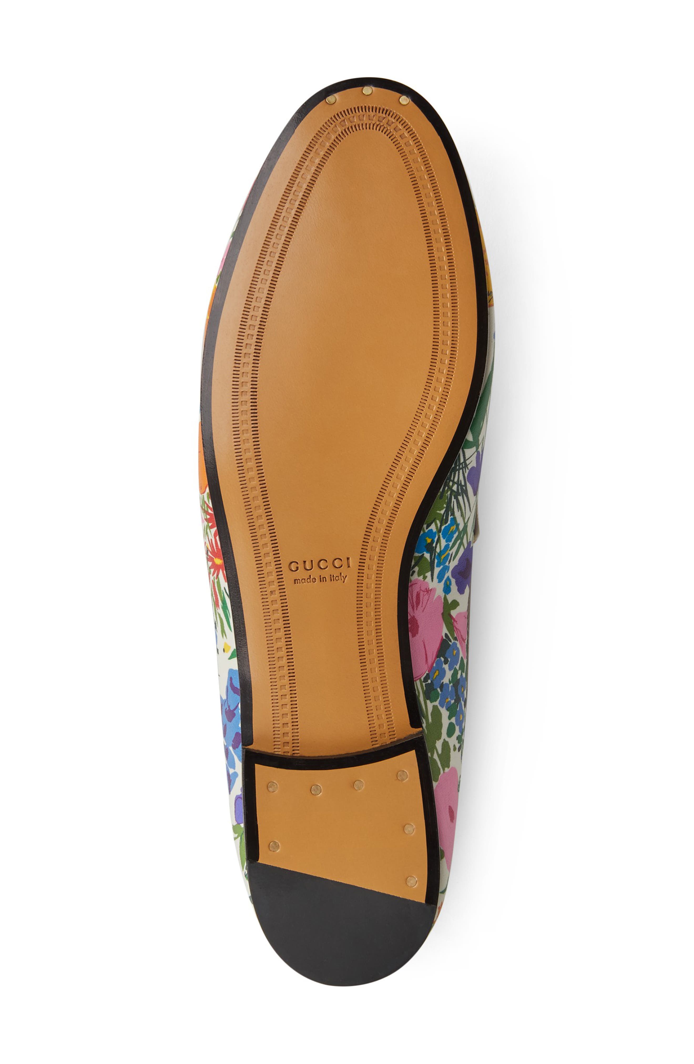 Gucci x Ken Scott Jordaan Floral Print Loafer, Alternate, color, 