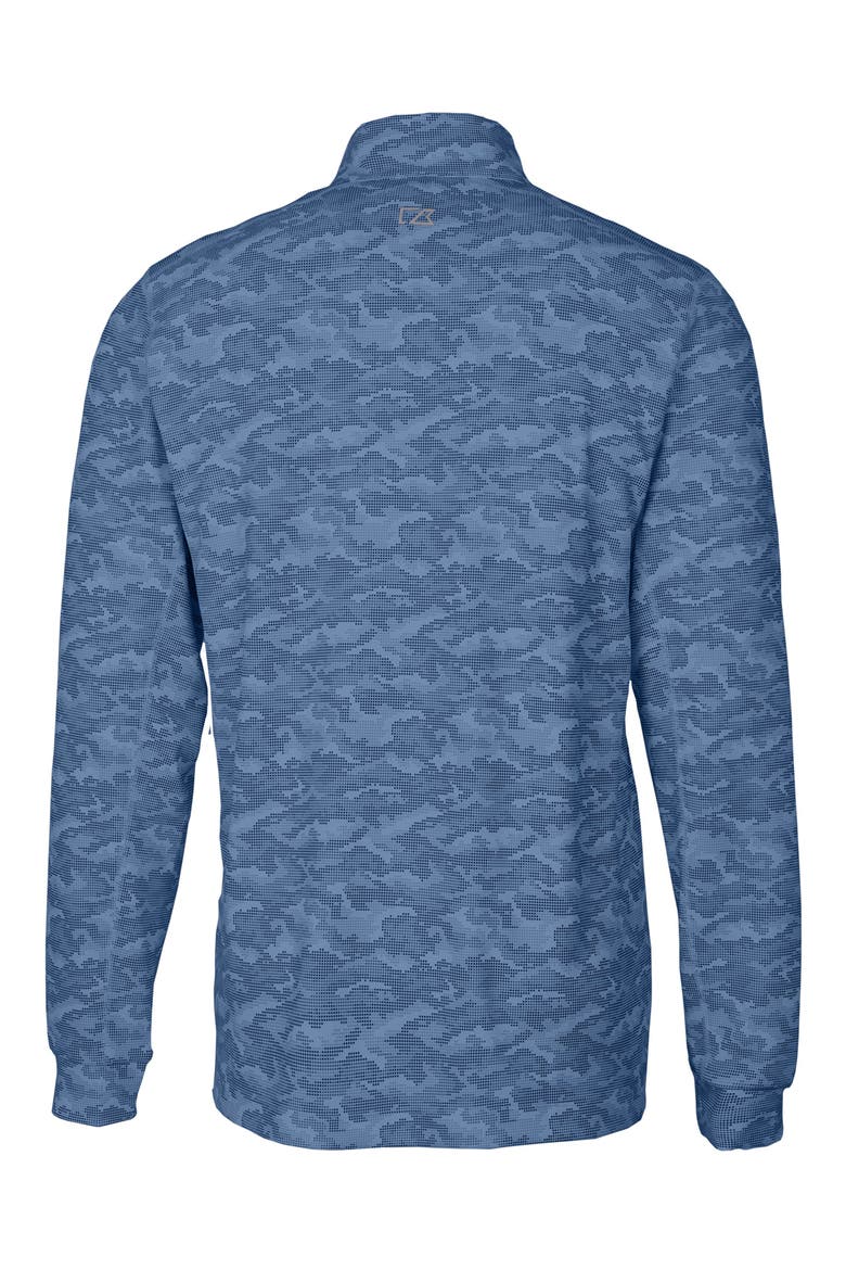 Traverse Camo Quarter Zip Pullover, Alternate, color, NAVY BLUE