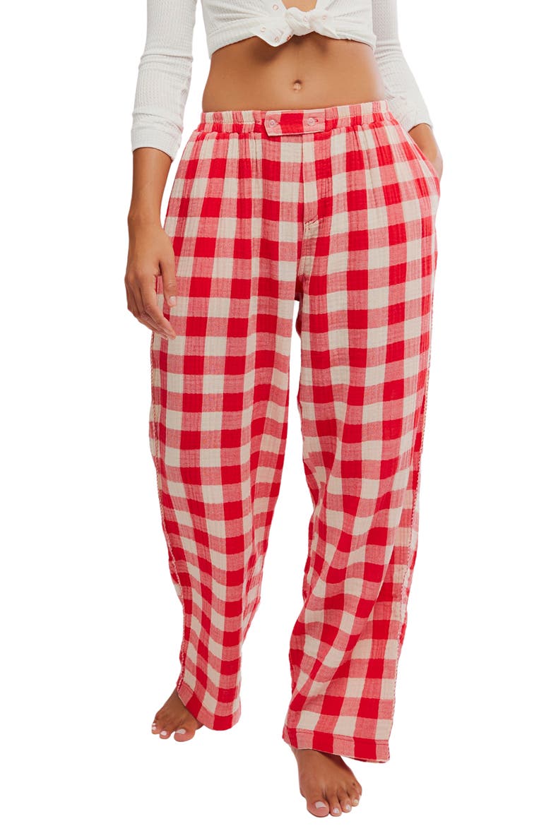 Intimately FP Be Mine Pants, Main, color, ATLAS RED COMBO