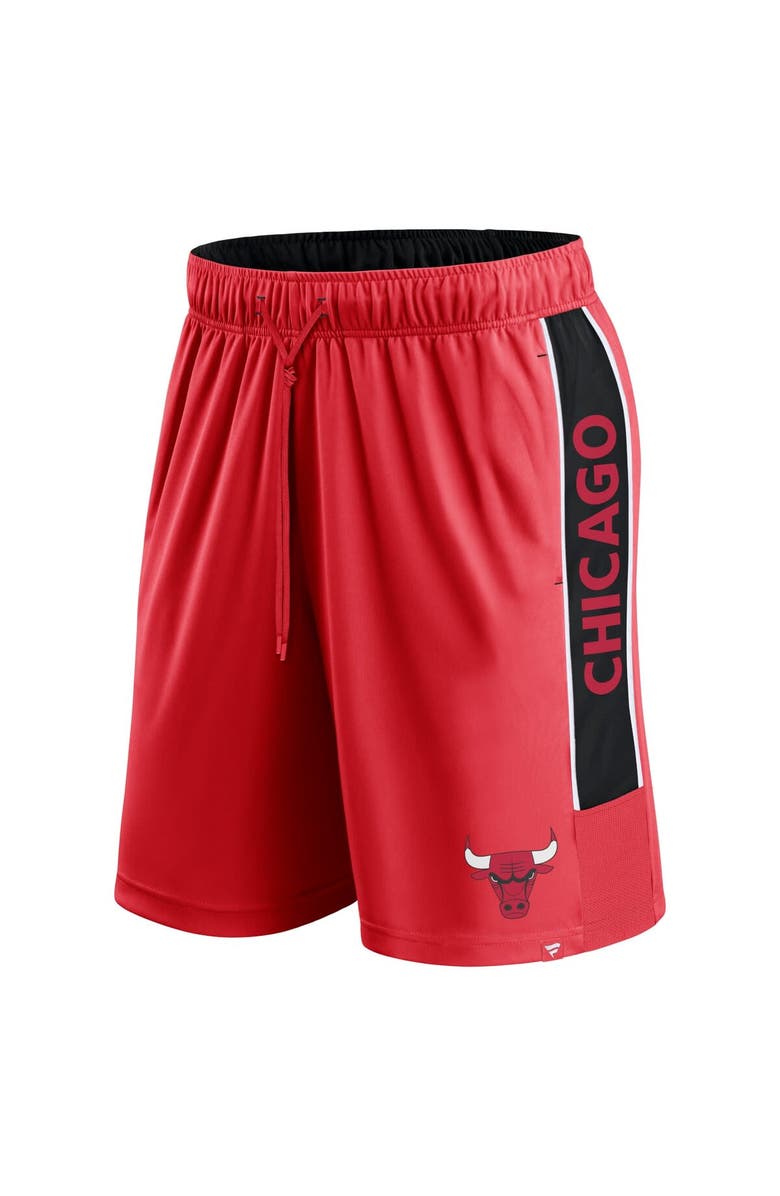 FANATICS Men's Fanatics Branded Red Chicago Bulls Game Winner Defender Shorts, Alternate, color,