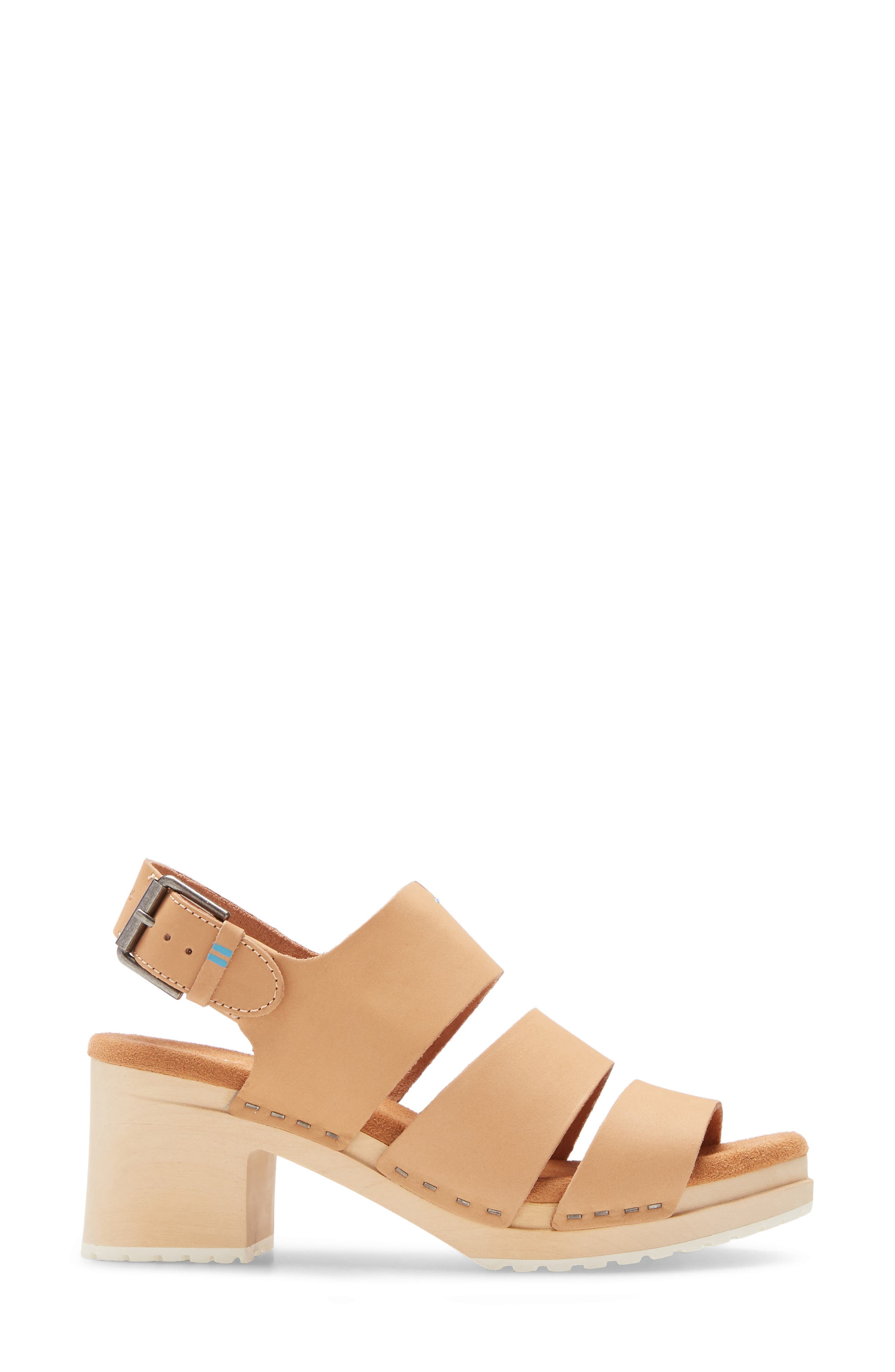 Phoebe Slingback Sandal, Alternate, color, NATURAL LEATHER