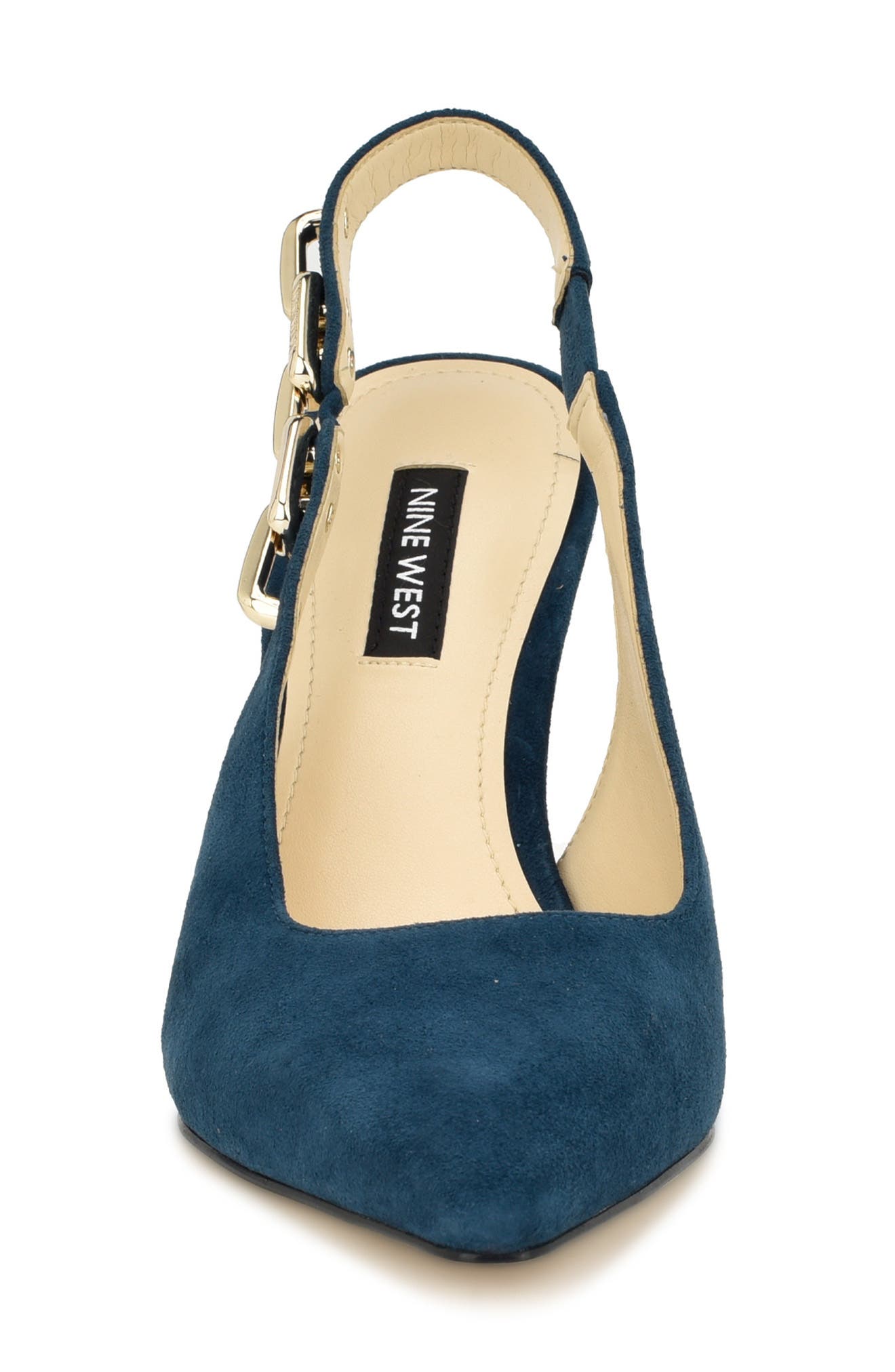 Nine West Veroni Slingback Pointed Toe Pump, Alternate, color, Dbl01