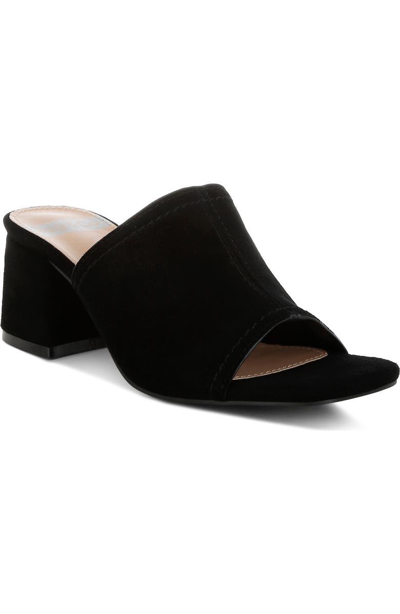Rag & Co Citarum Slide Sandal, Main, color, Black
