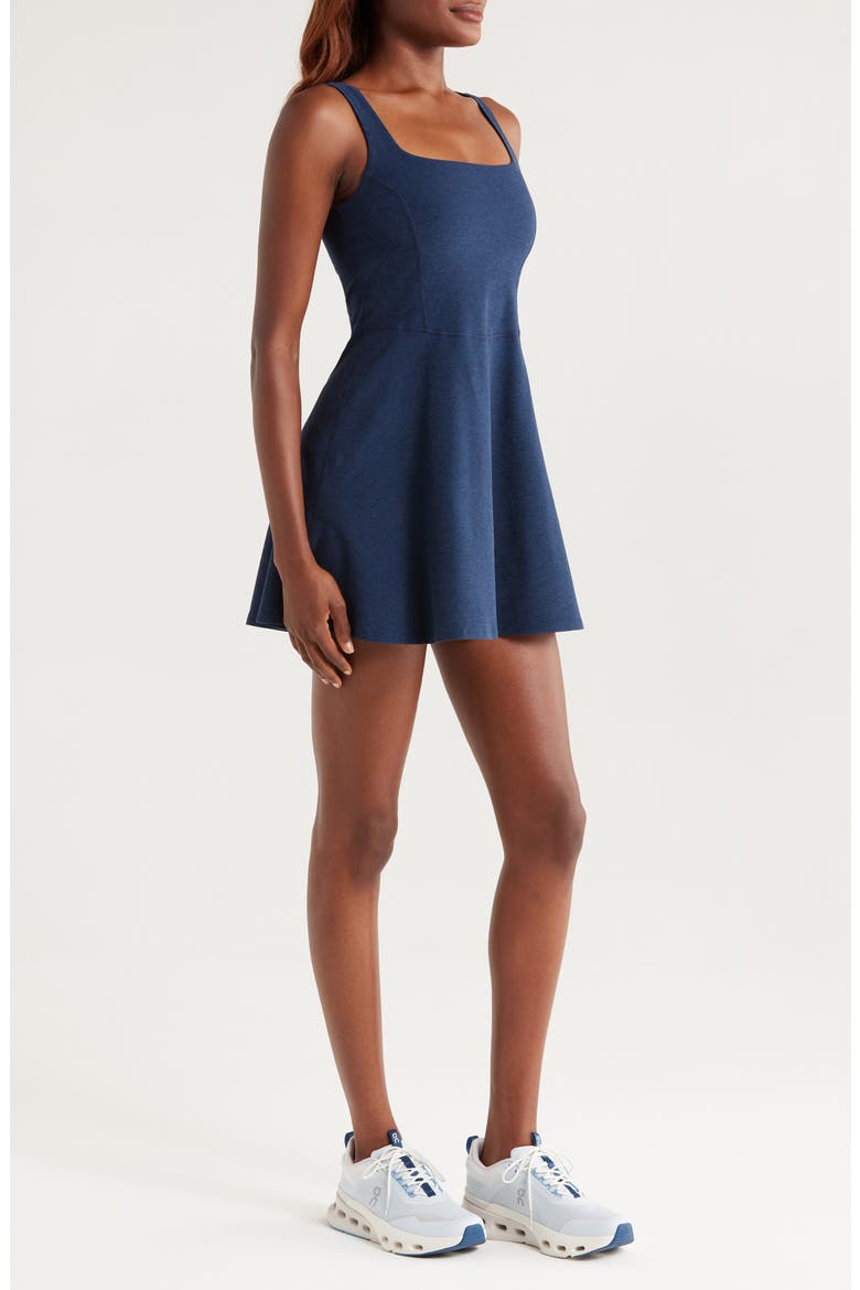 Garden Party Space Dye Sleeveless Minidress, Alternate, color, NOCTURNAL NAVY