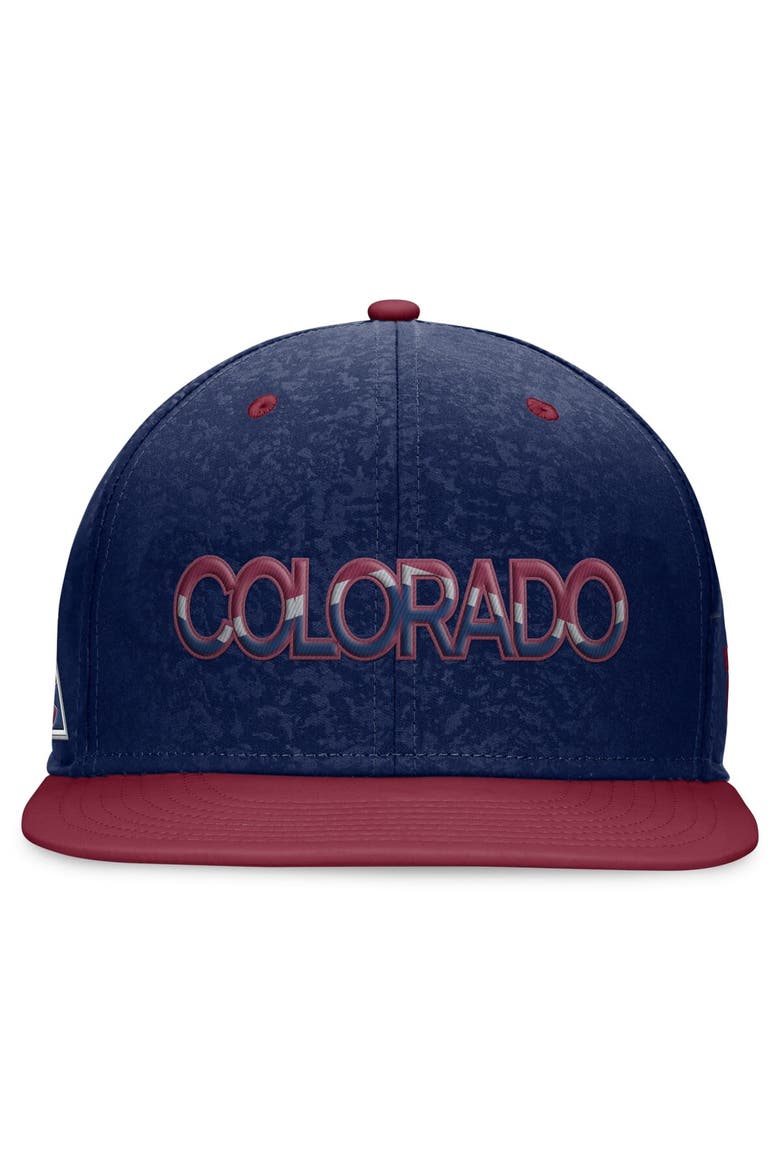 Men's Fanatics Branded Navy/Burgundy Colorado Avalanche Authentic Pro Alternate Jersey Snapback Hat, Alternate, color, Navy