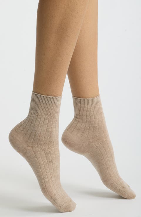Rib Crew Socks