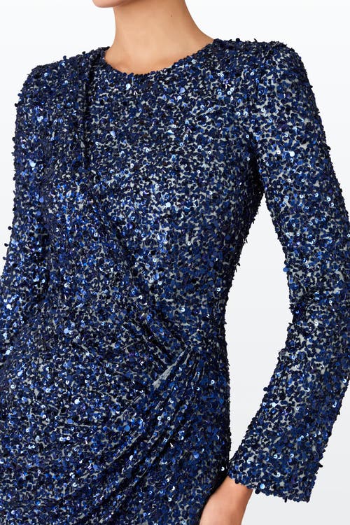 Jenny Packham Marie Maxi Dress In Blue