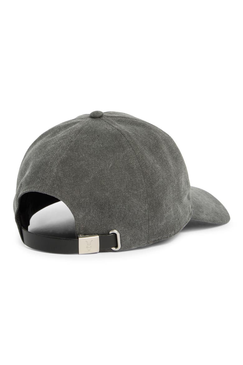 Underground Washed Adjustable Baseball Cap, Alternate, color, BLACK