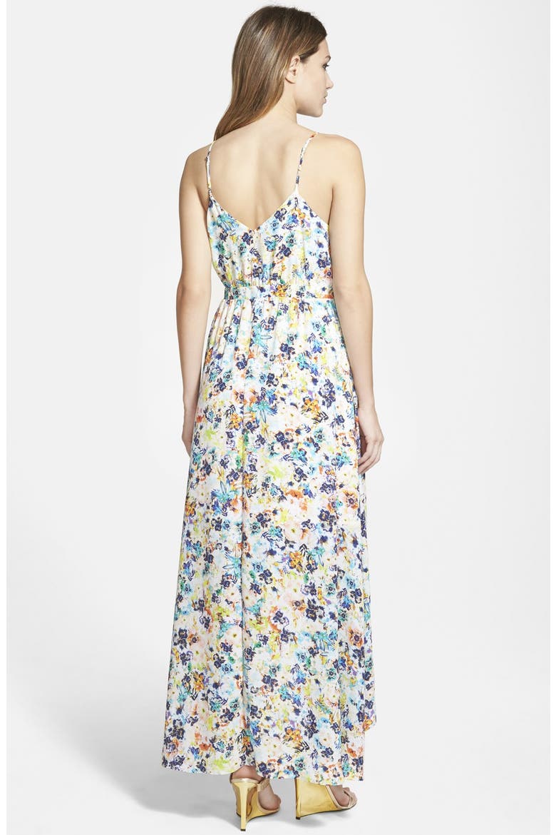 Wrap Maxi Dress, Alternate, color, YELLOW
