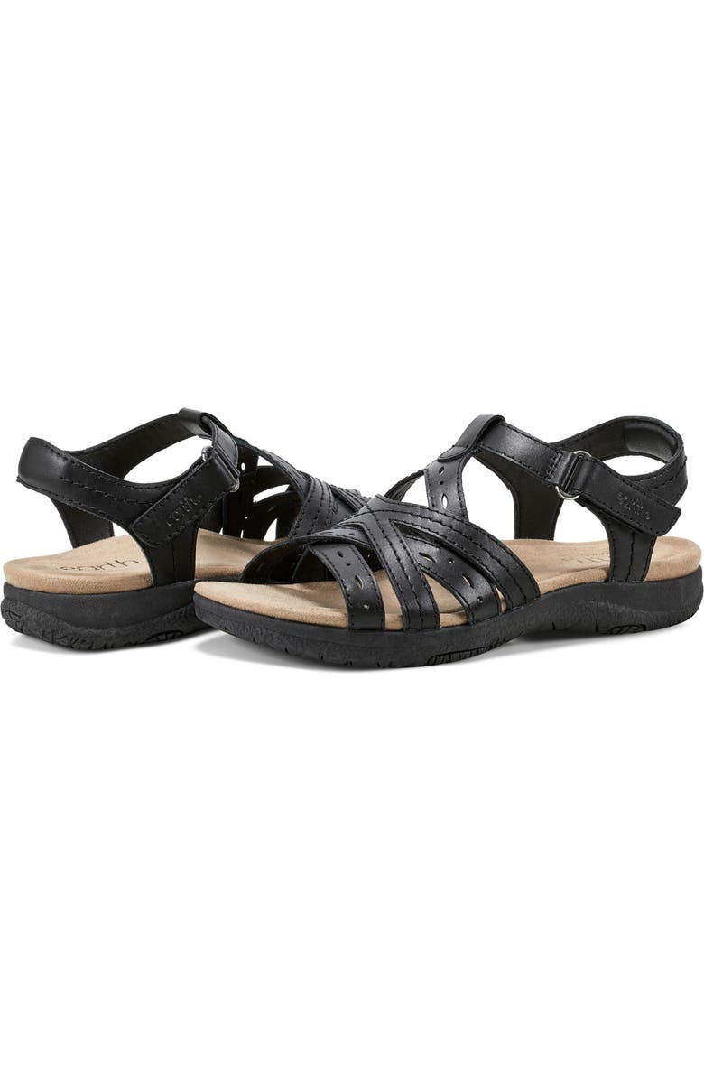 Earth<sup>®</sup> Sellie Strappy Sandal Women), Alternate, color, Black